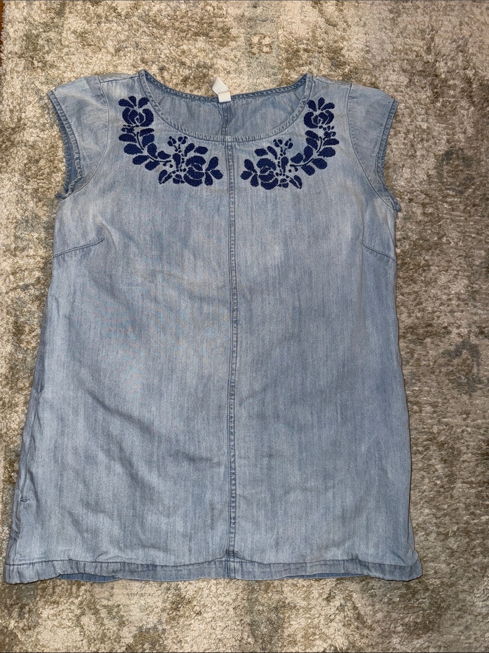 Love, Hanna chambray tunic style top